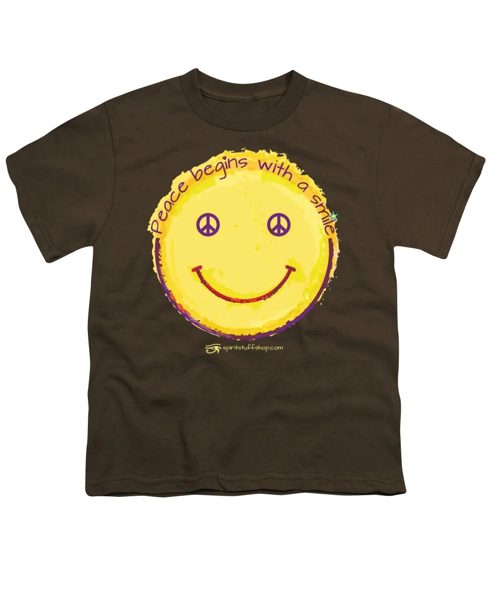 Peace Begins With A Smile - Youth T-Shirt