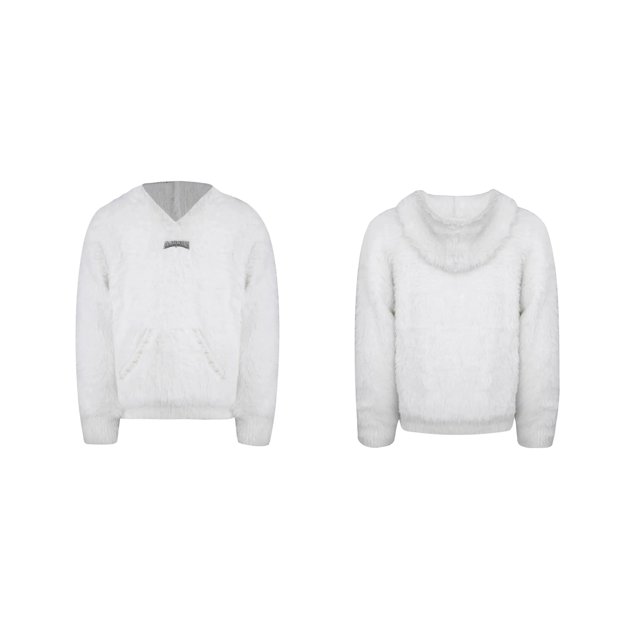 Pearl Embellished Knit Sweater
