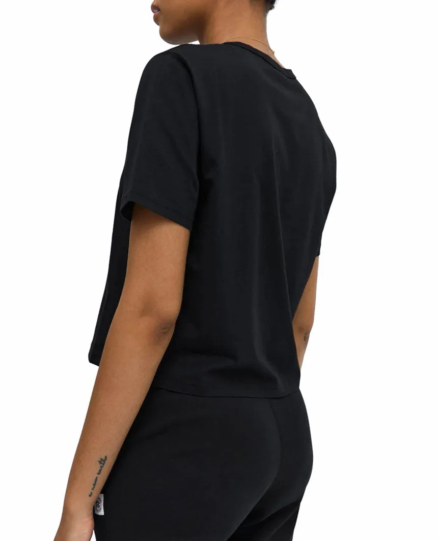 Pima Jersey Box Fit T-Shirt Womens Black