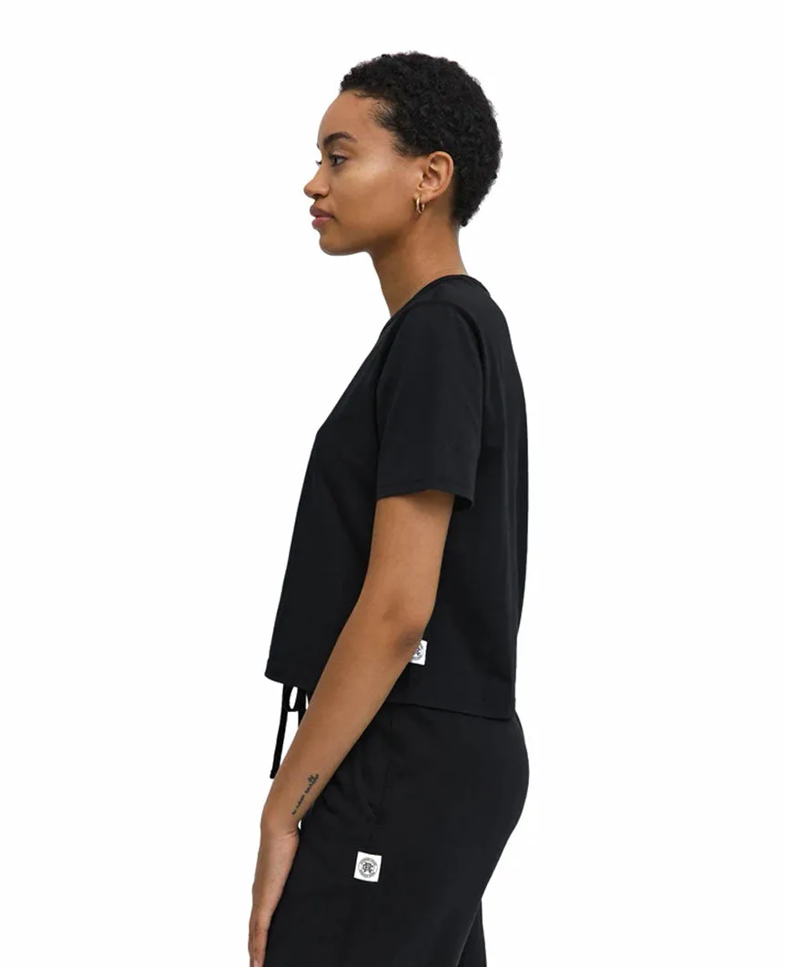 Pima Jersey Box Fit T-Shirt Womens Black