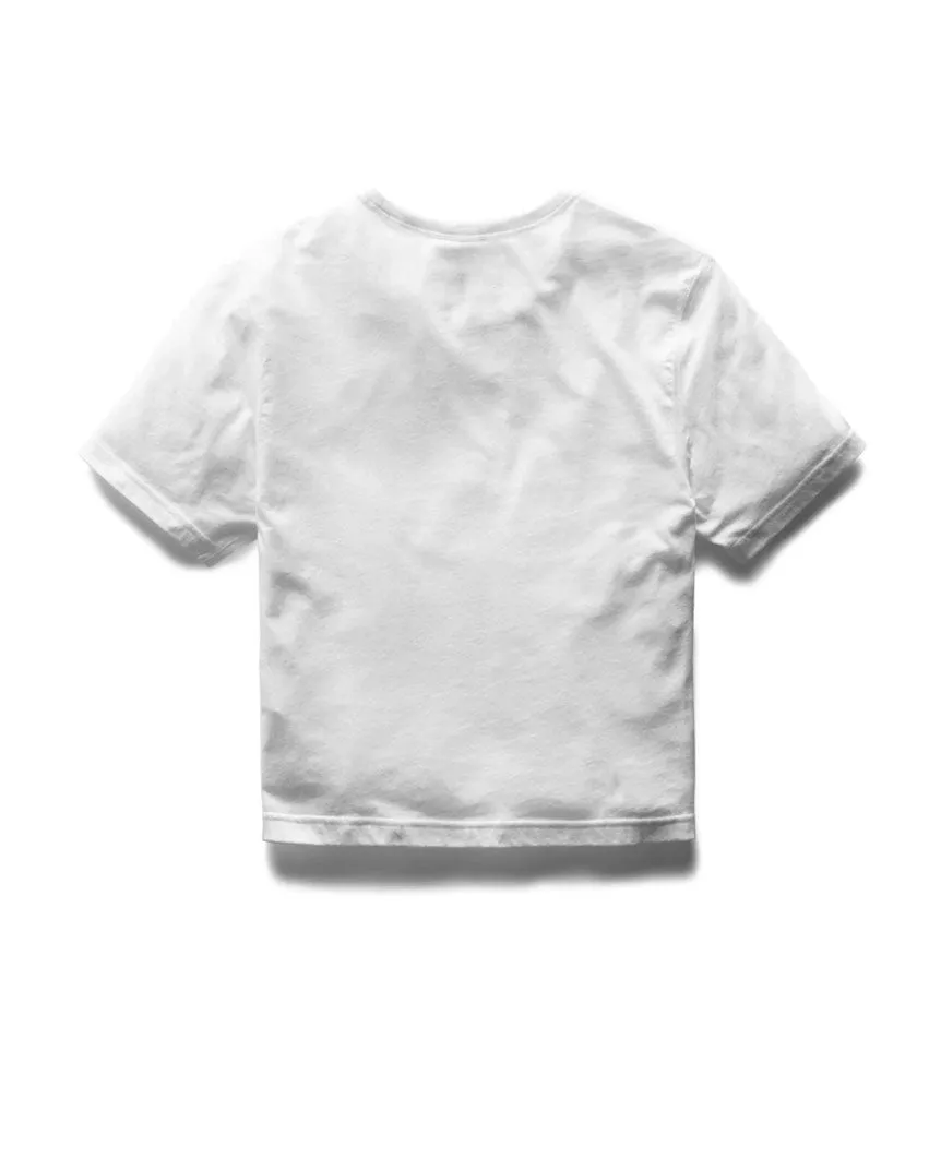 Pima Jersey Box Fit T-Shirt Womens White