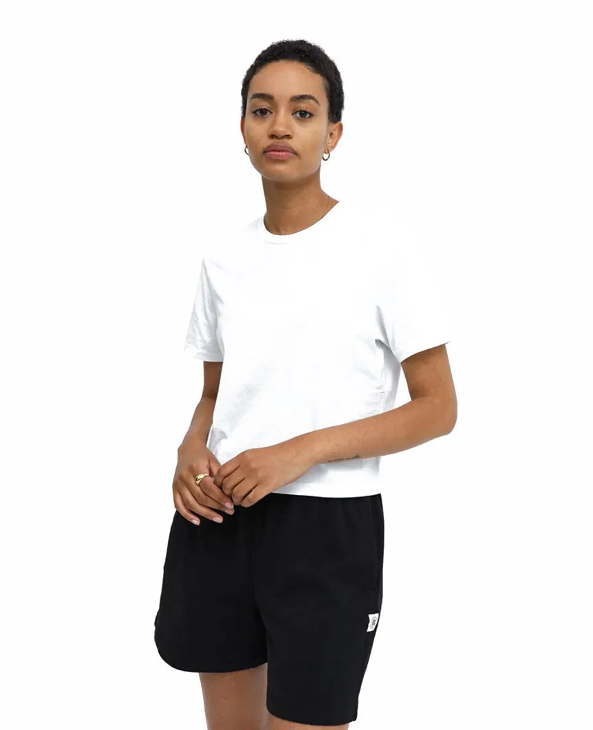 Pima Jersey Box Fit T-Shirt Womens White