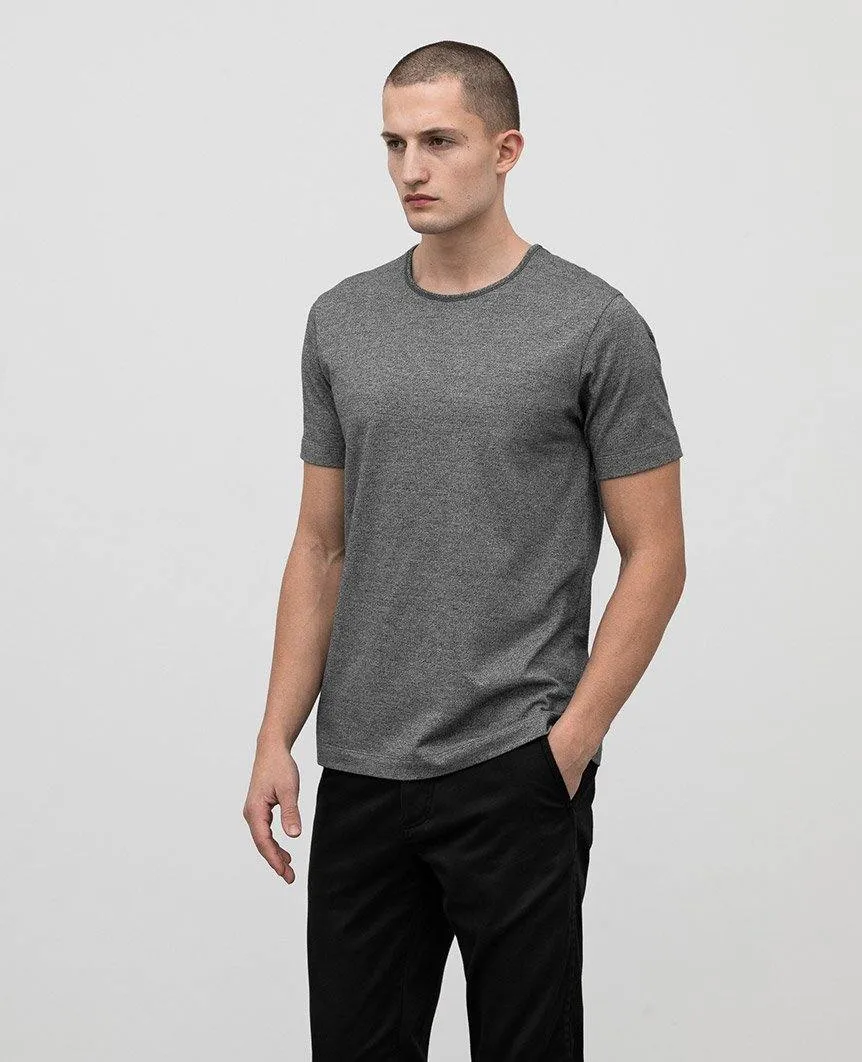 Pima Jersey Melange Black