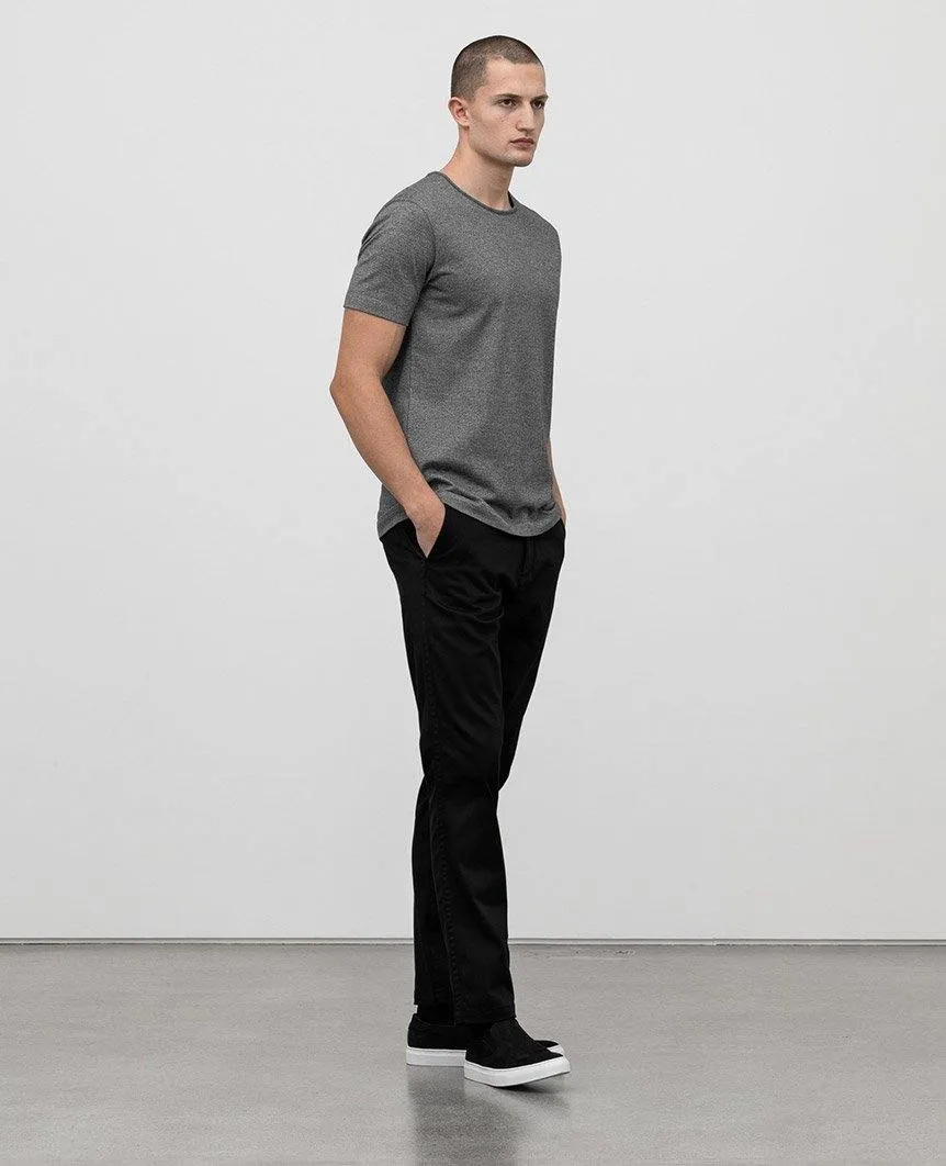 Pima Jersey Melange Black