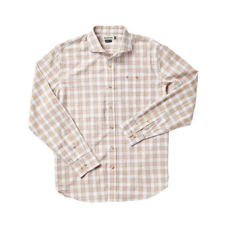 Pima Lino Shirt (Wheat/Gray)