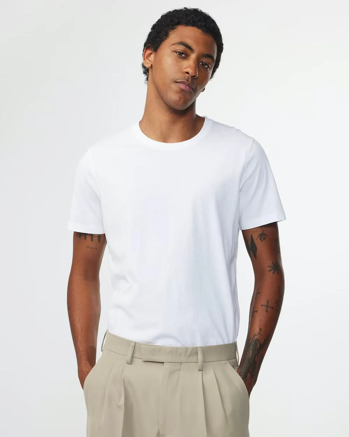 Pima Tee 3208  - White
