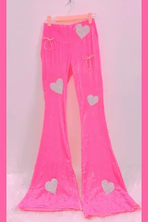 pink casual pants  KF70045