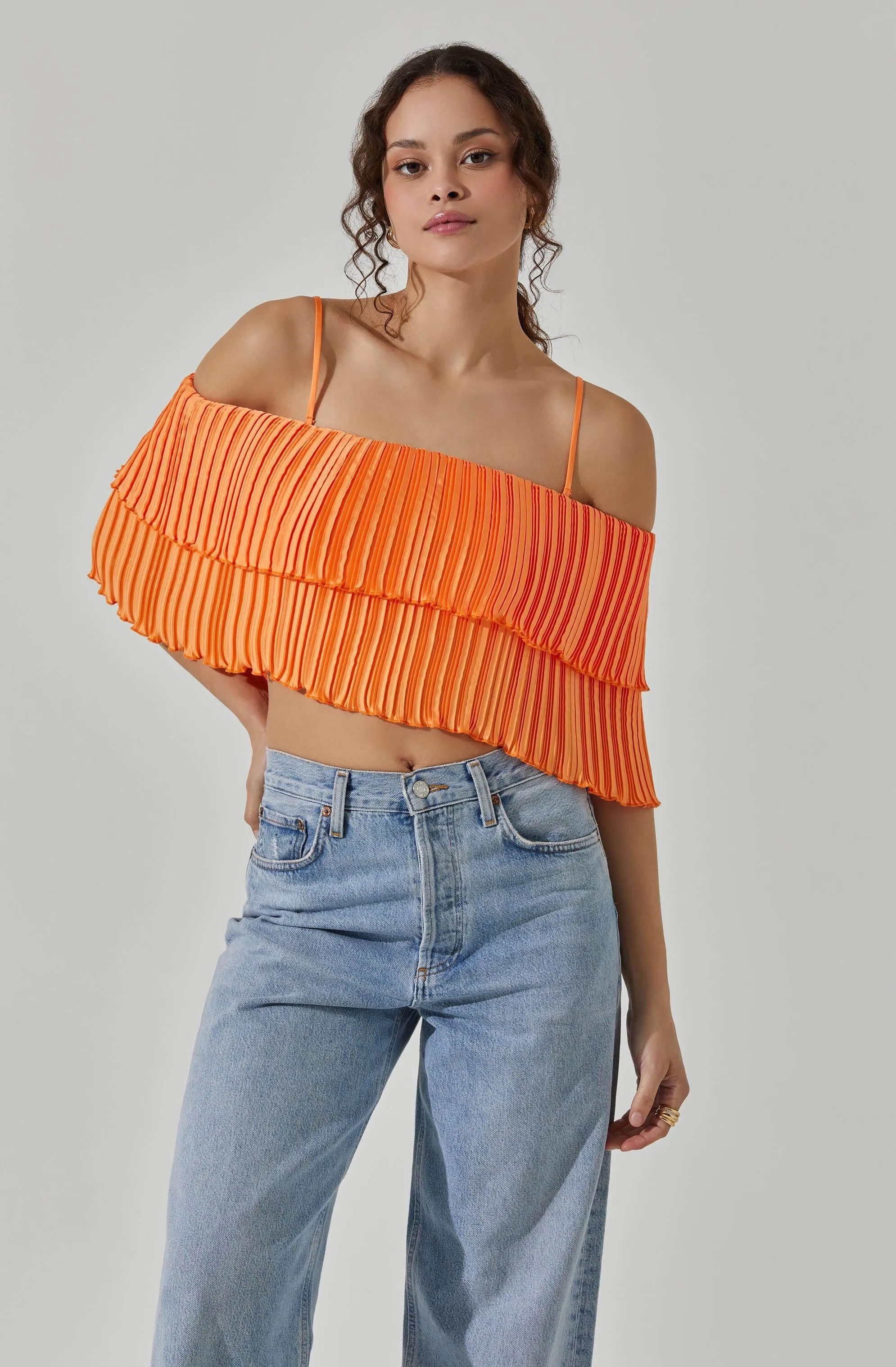 Pleated Tier Top