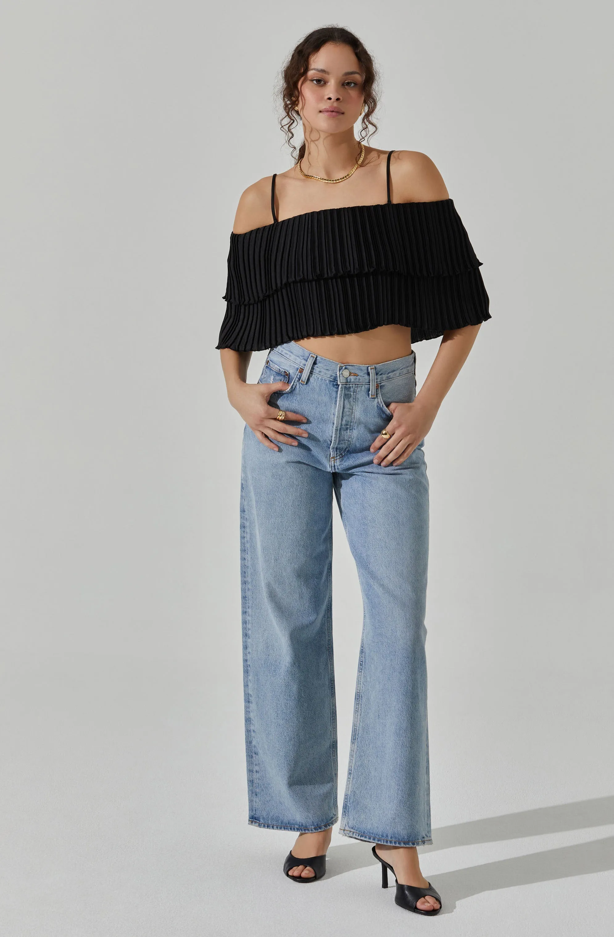 Pleated Tier Top