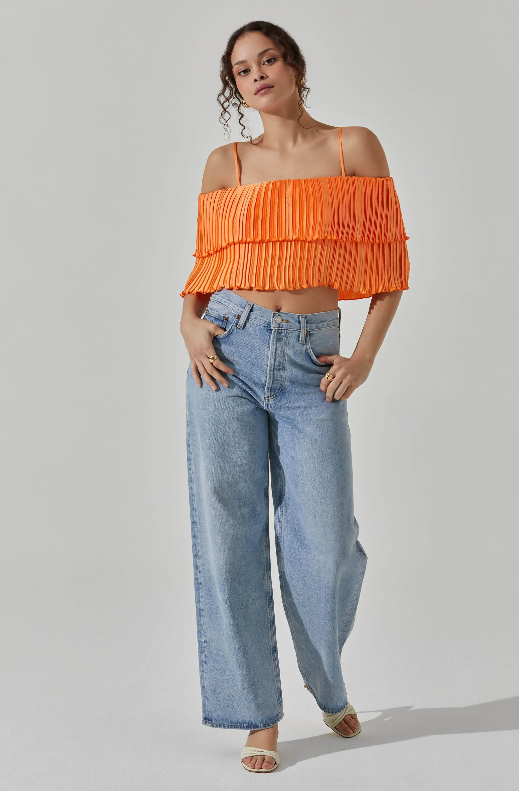 Pleated Tier Top