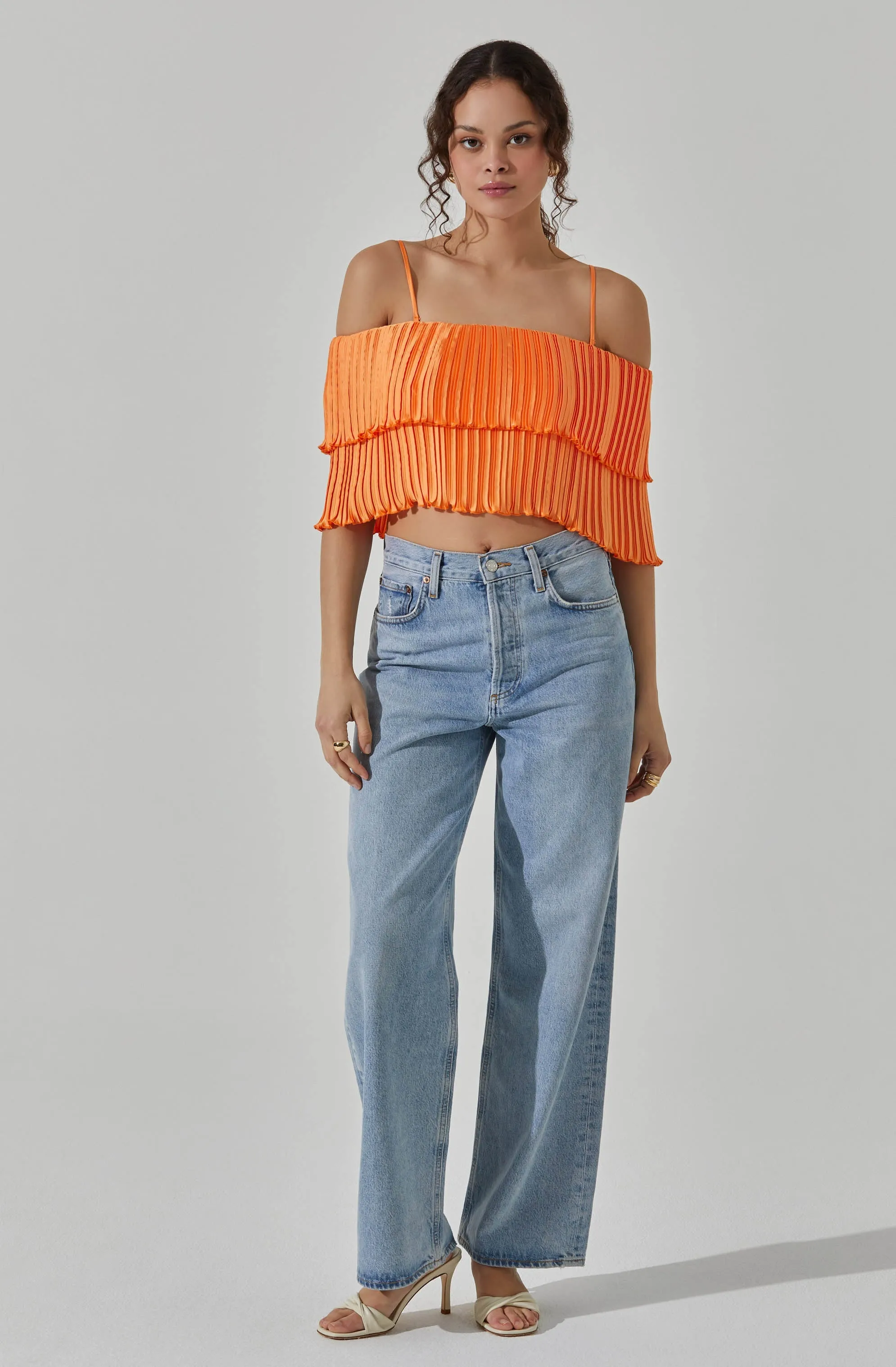 Pleated Tier Top