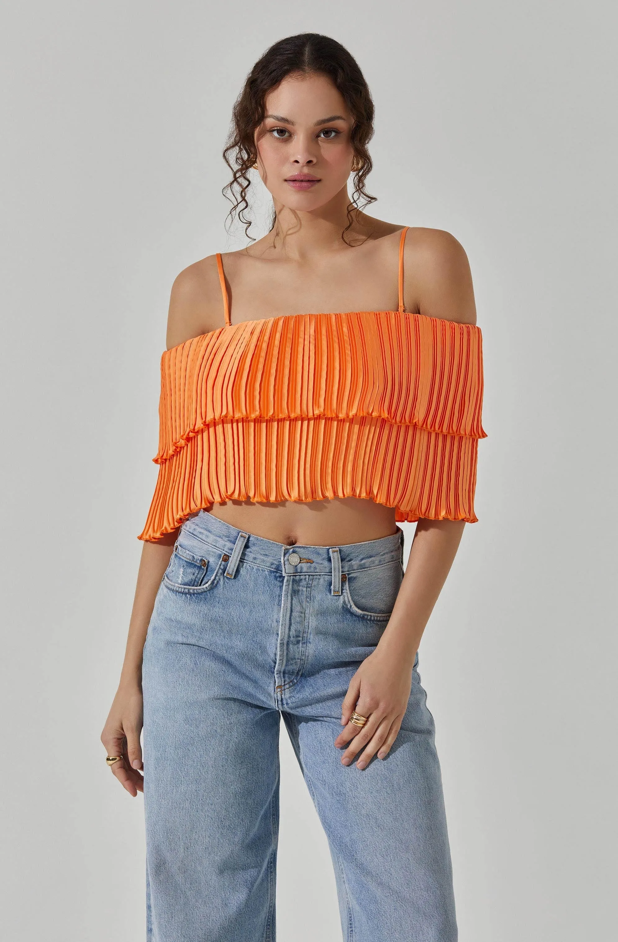 Pleated Tier Top