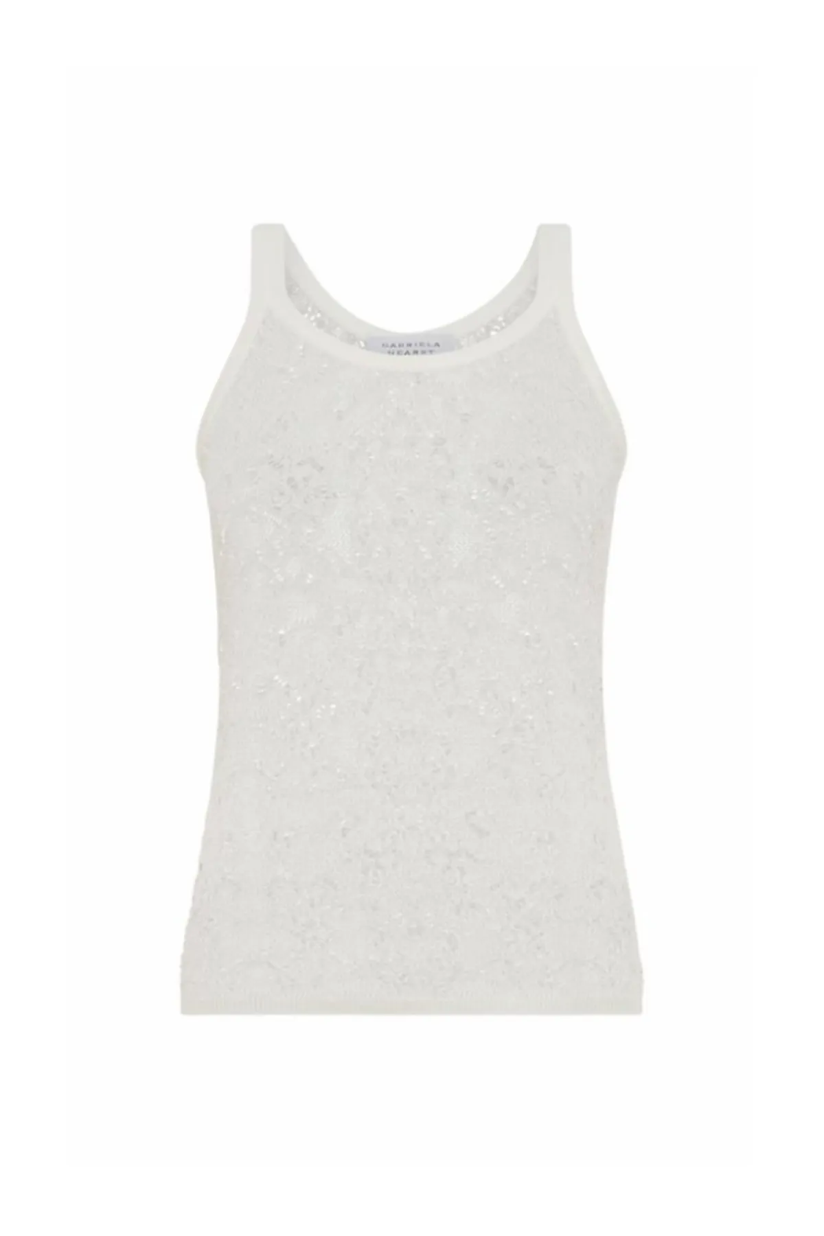 Pontus Top in Ivory Wool Silk