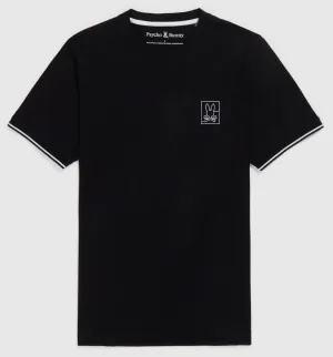 Psycho Bunny Chester Embroidered Fashion Tee - Black