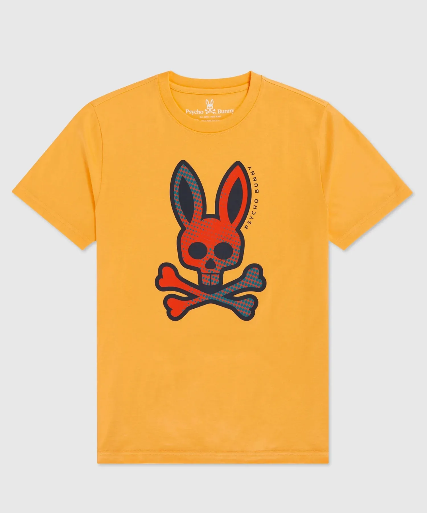 Psycho Bunny Denton Graphic Tee - Orange Pop