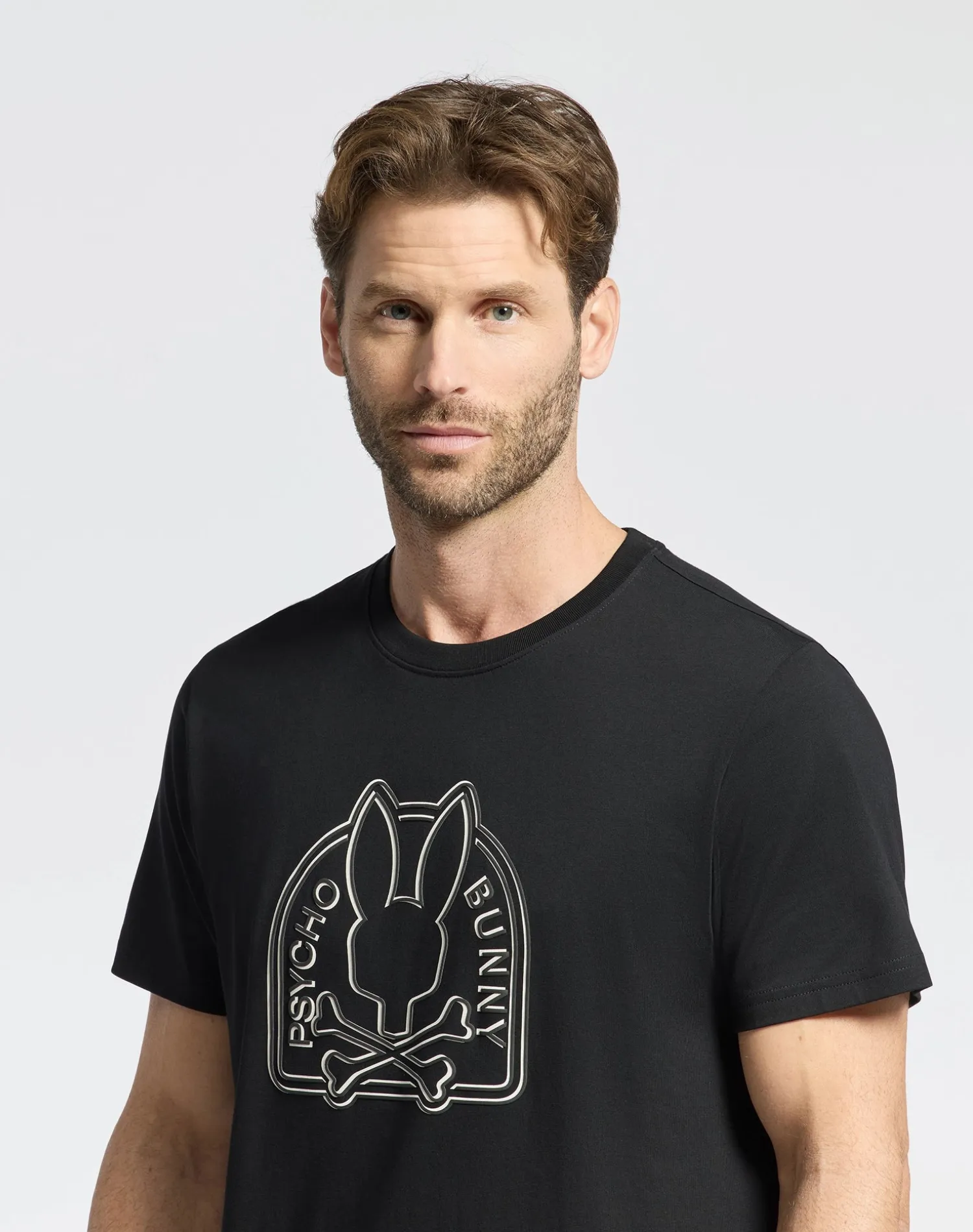 Psycho Bunny Melbourne Graphic Tee - Black