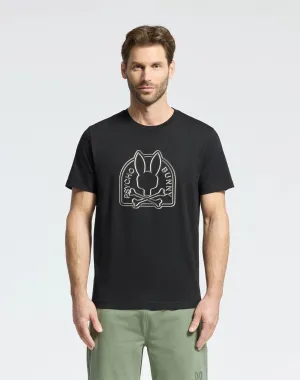 Psycho Bunny Melbourne Graphic Tee - Black