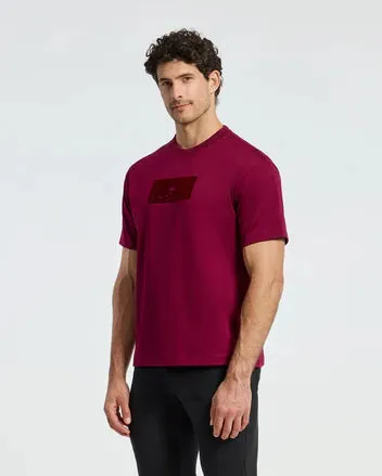 Psycho Bunny Men's Romeo Relaxed Fit Tee - Crimson