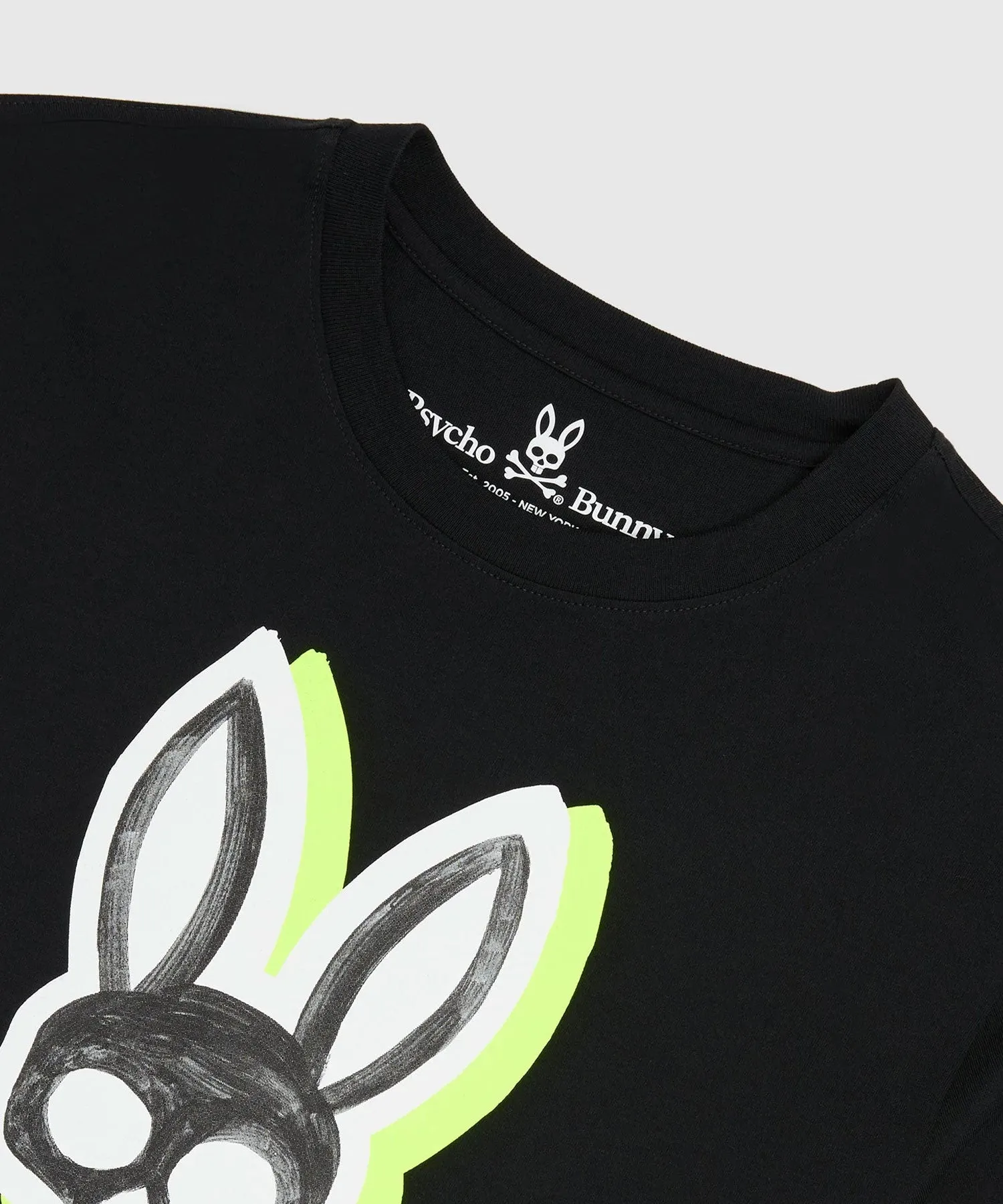 Psycho Bunny Varick Crew Neck Graphic Tee - Black