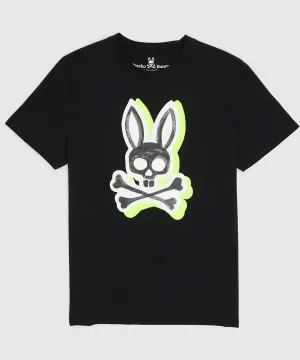Psycho Bunny Varick Crew Neck Graphic Tee - Black