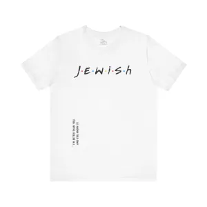 "Jewish" White T-shirt for Men