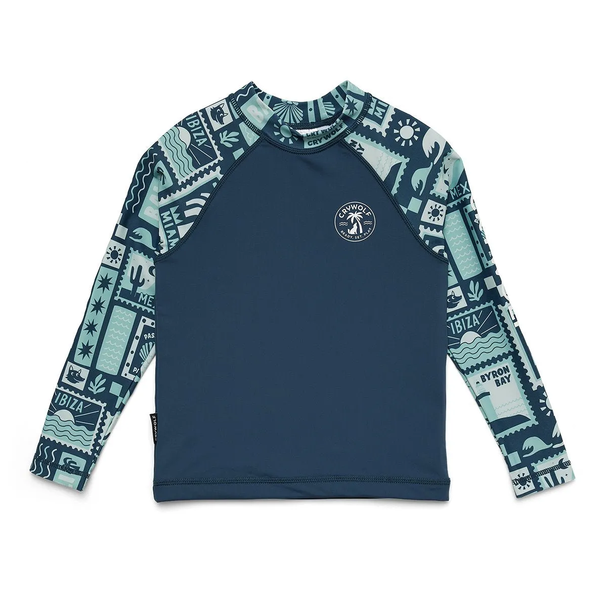 Rash Vest Blue Postcards