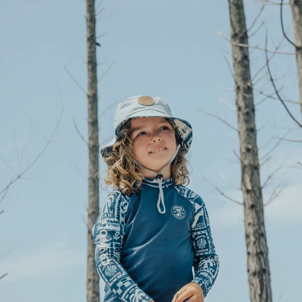 Rash Vest Blue Postcards