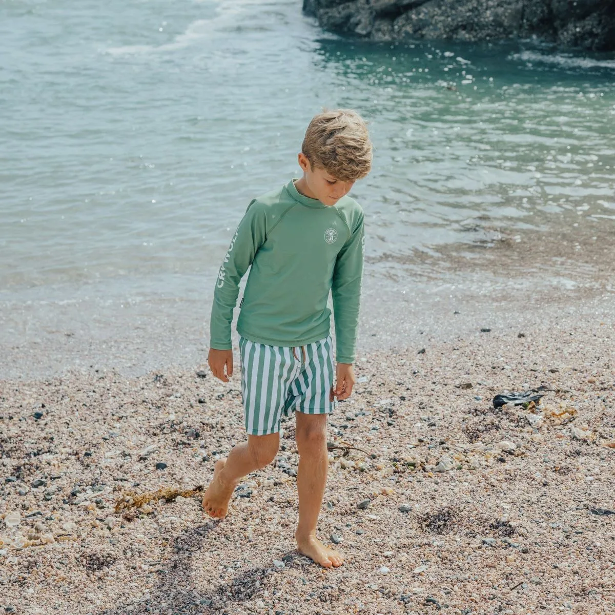 Rash Vest Coastal Green