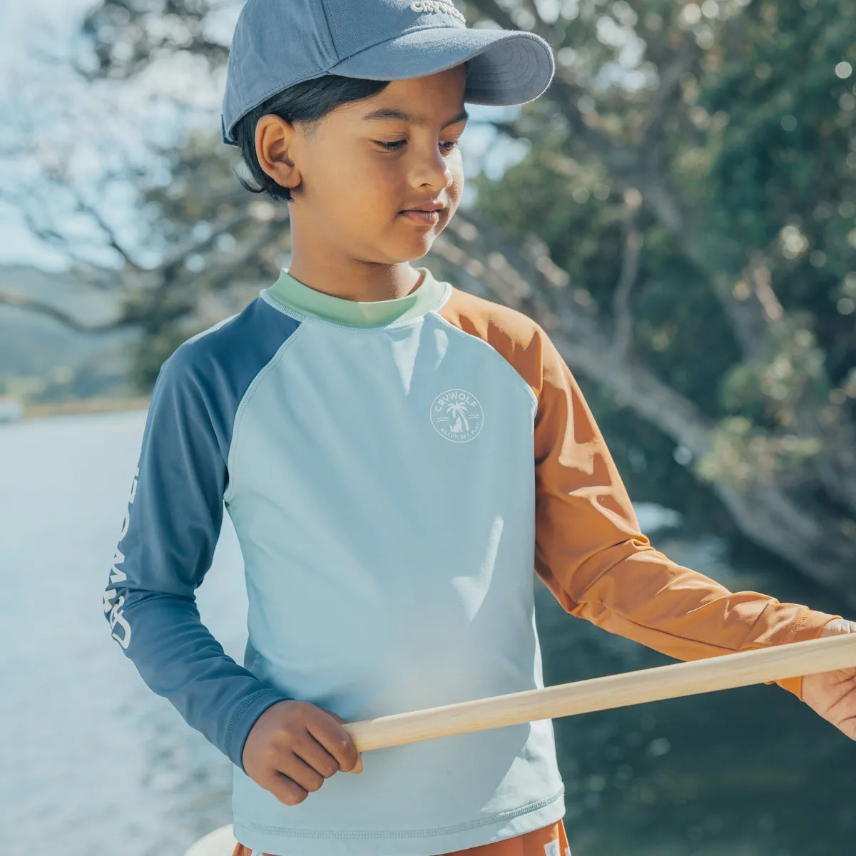 RASH VEST Ocean Colour Block