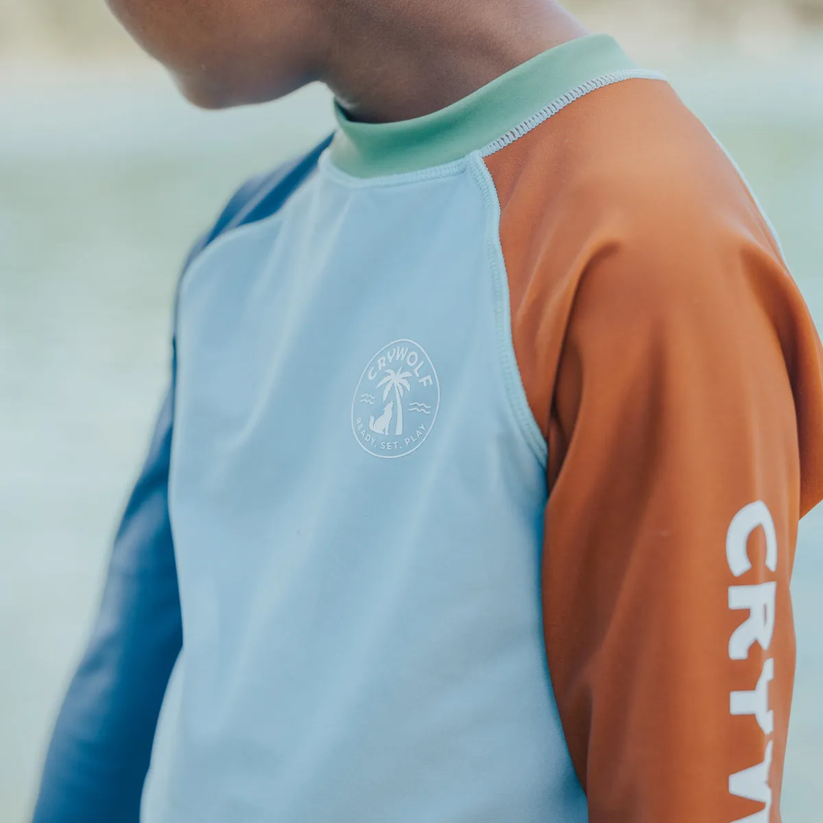 RASH VEST Ocean Colour Block