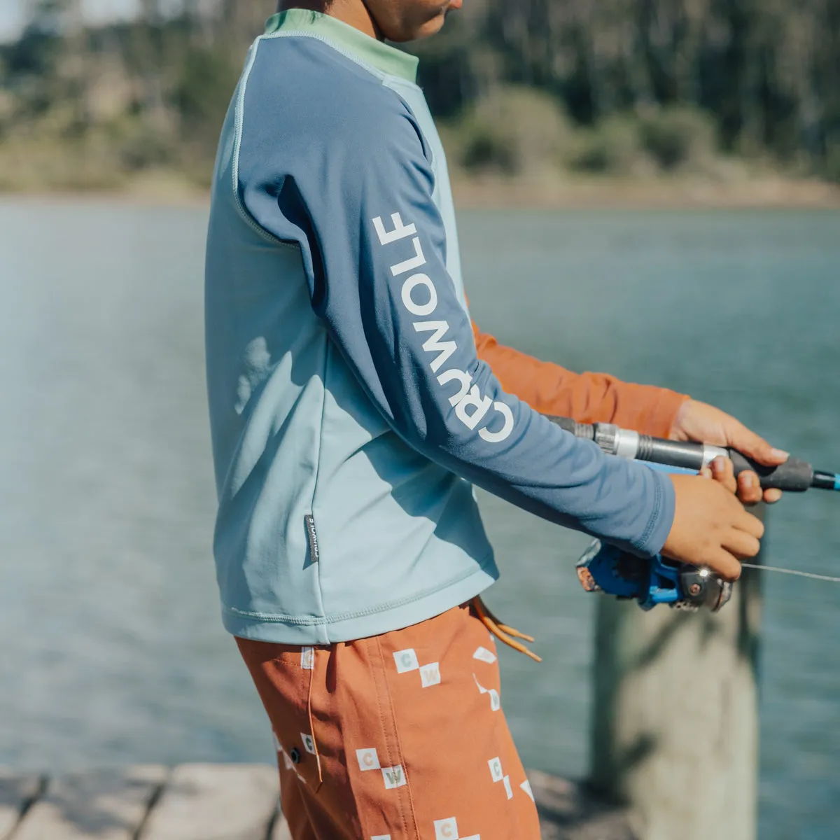 RASH VEST Ocean Colour Block