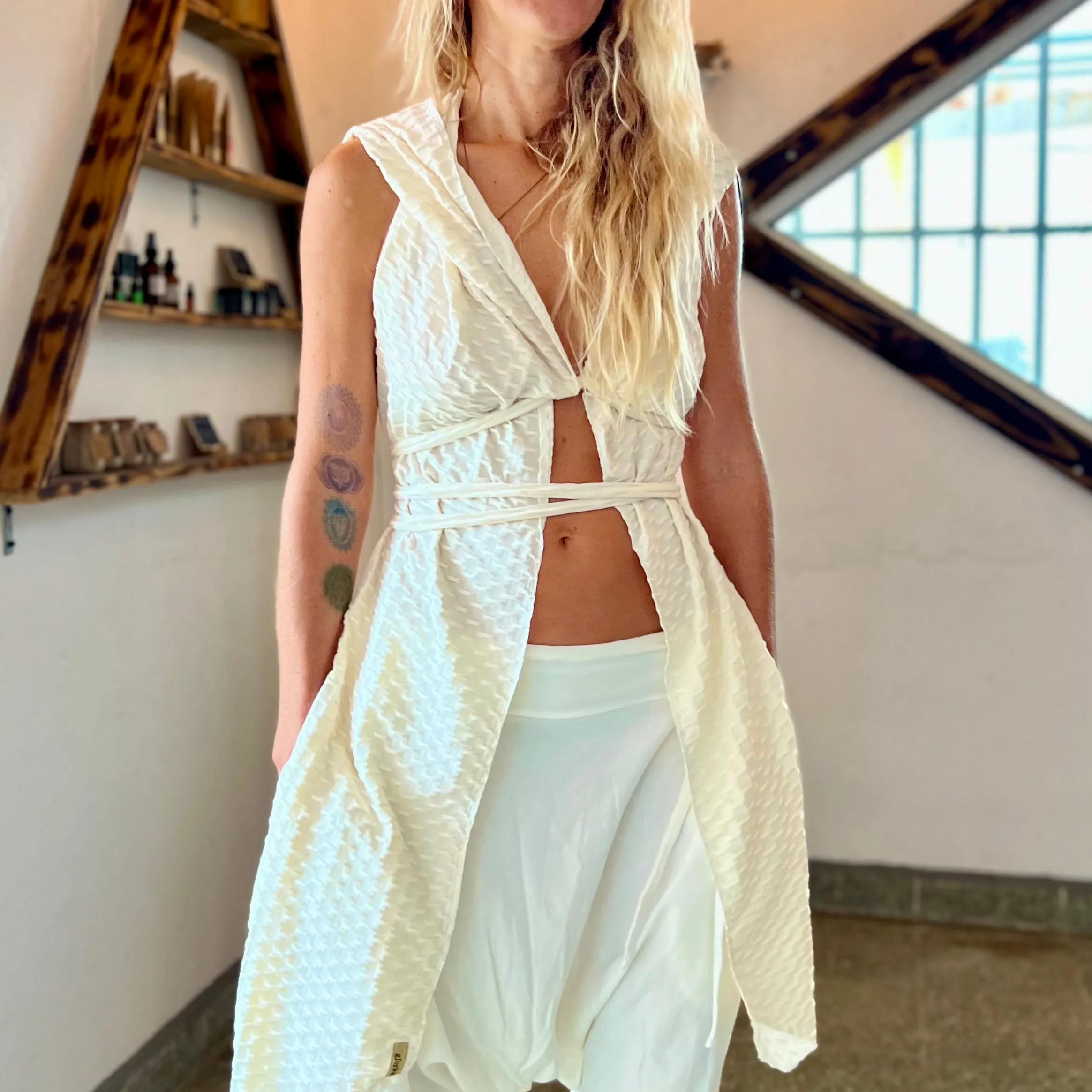 Ray Top | Honeycomb White