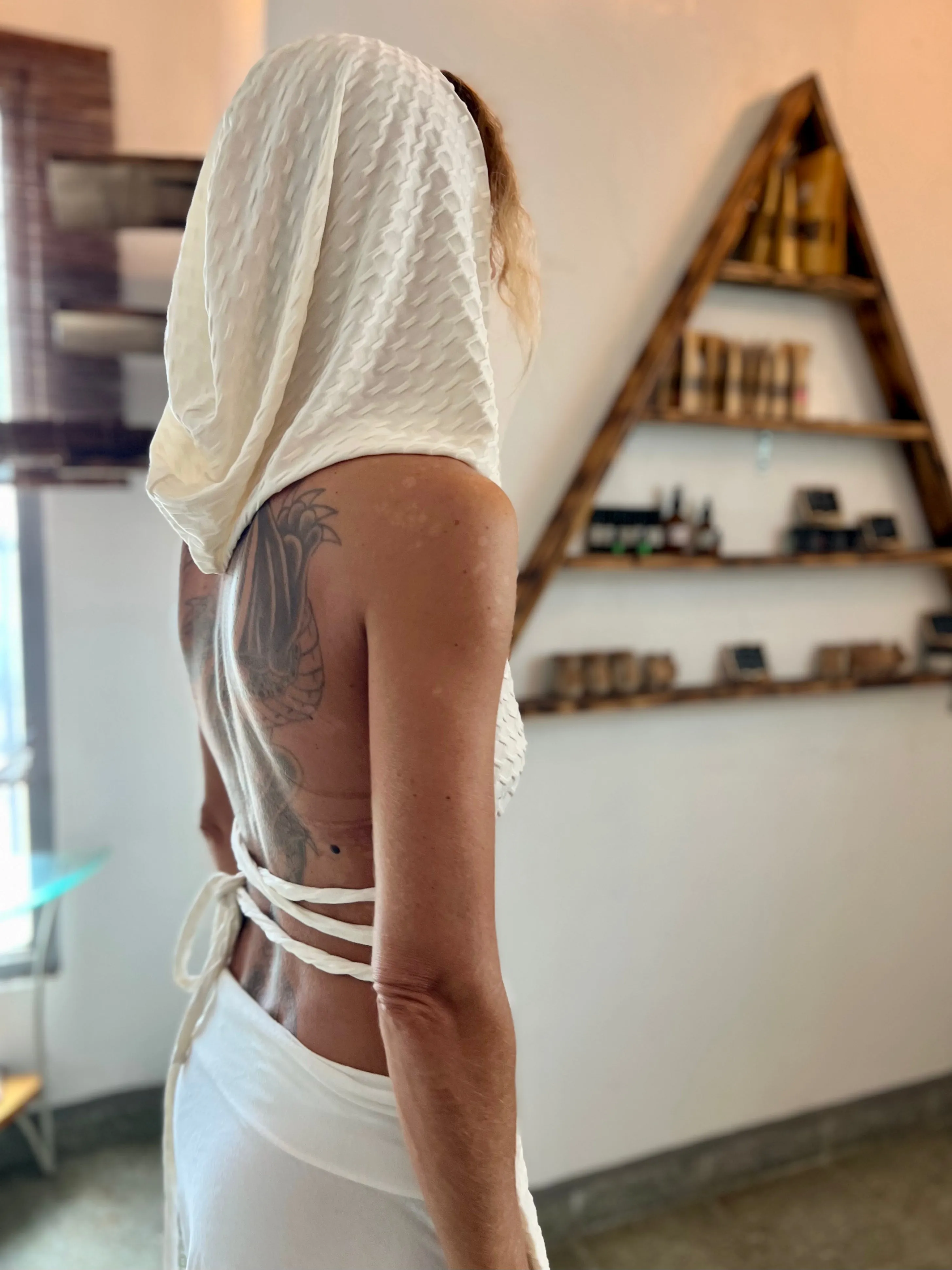Ray Top | Honeycomb White
