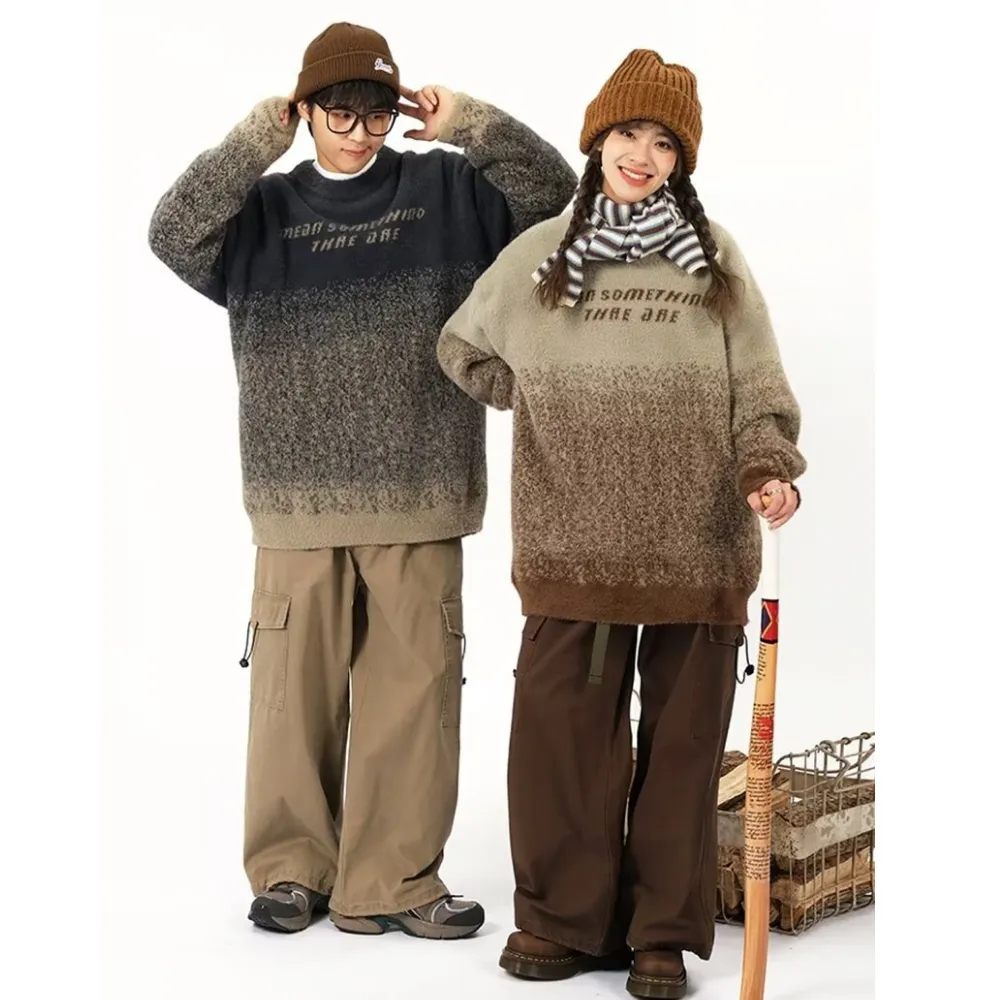 Retro Pocket Adjustable Drawstring Cargo Pants