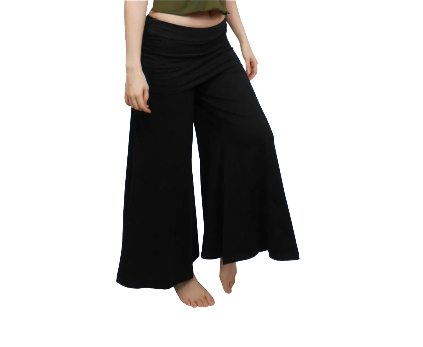 Ruched Skirt Boho Pants V2