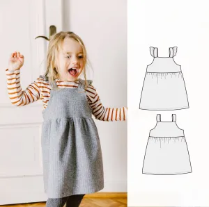 Ruffle Jumper Dress