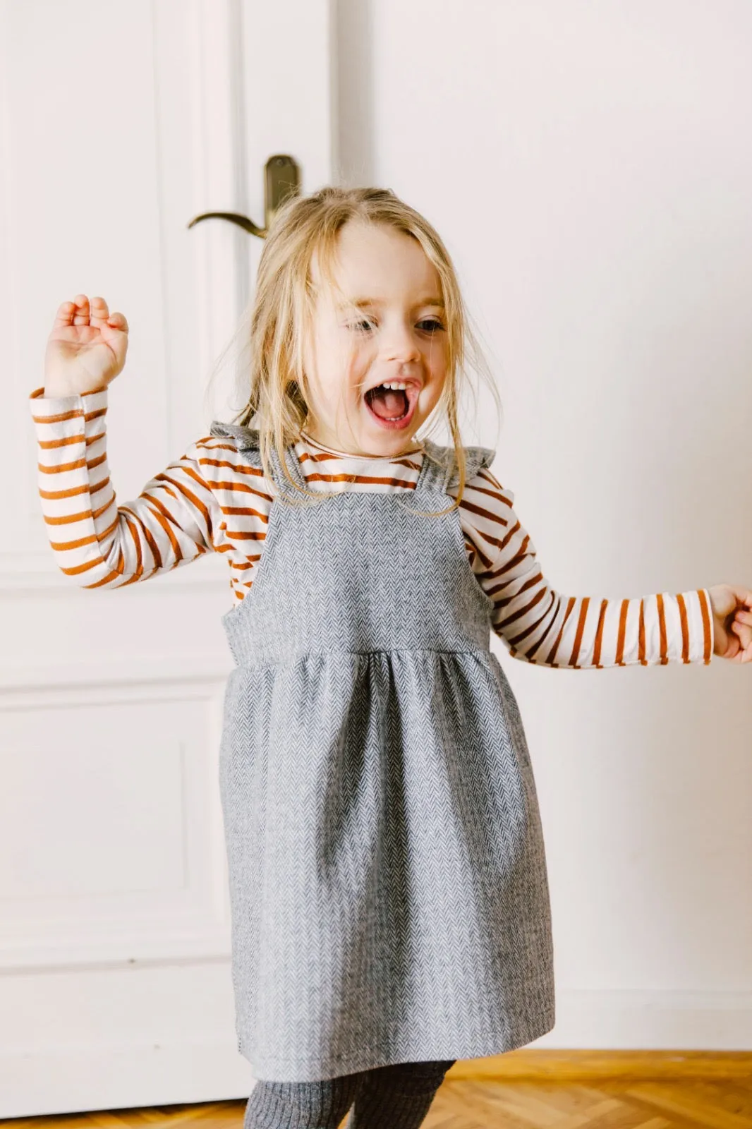 Ruffle Jumper Dress