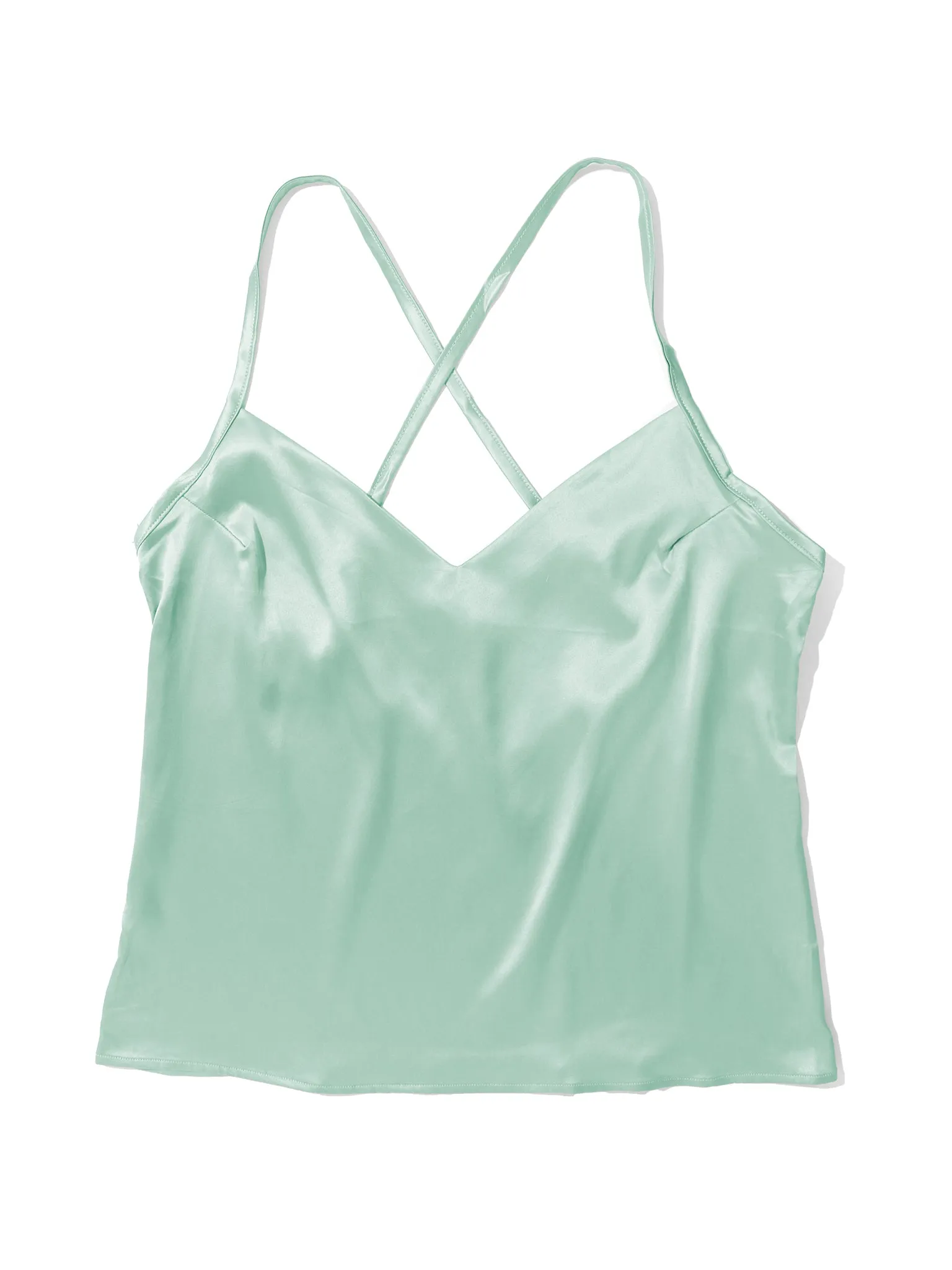 Satin Sleep Cami Green Tea