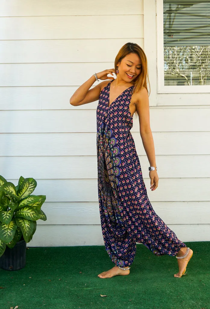 Serenity Mandala Boho Hippie Jumpsuit
