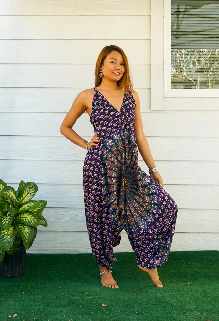 Serenity Mandala Boho Hippie Jumpsuit