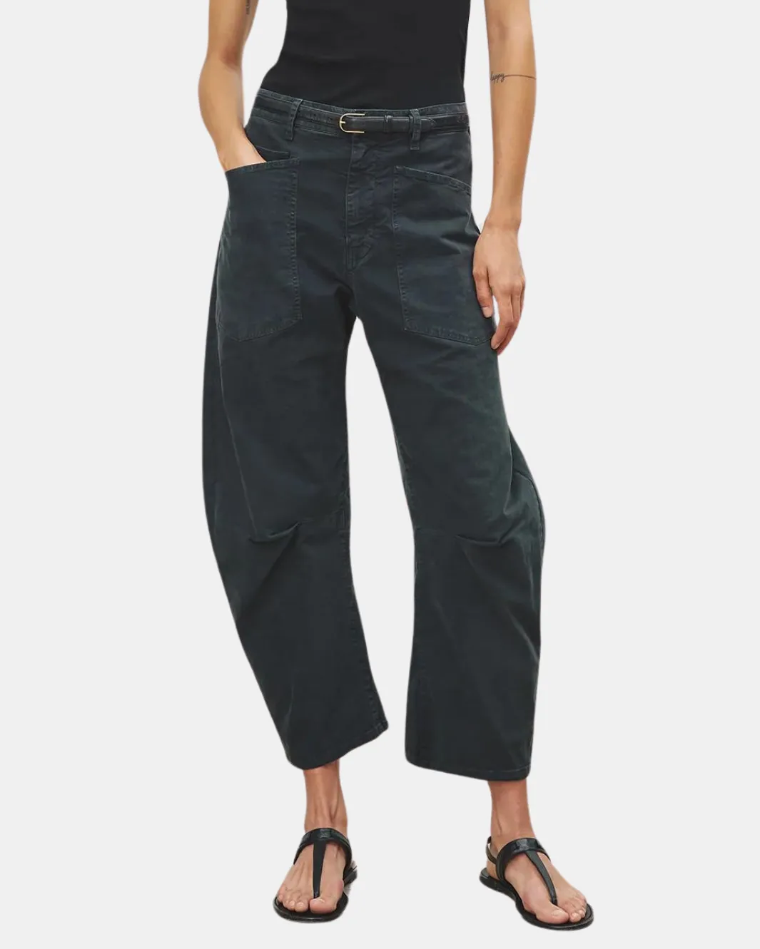 SHON PANT IN CARBON