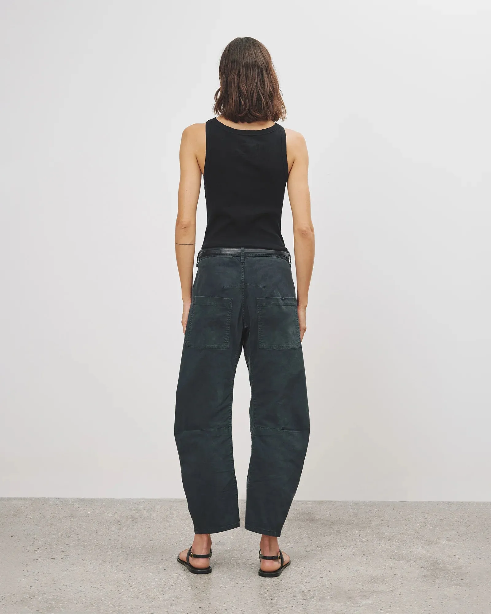 SHON PANT IN CARBON