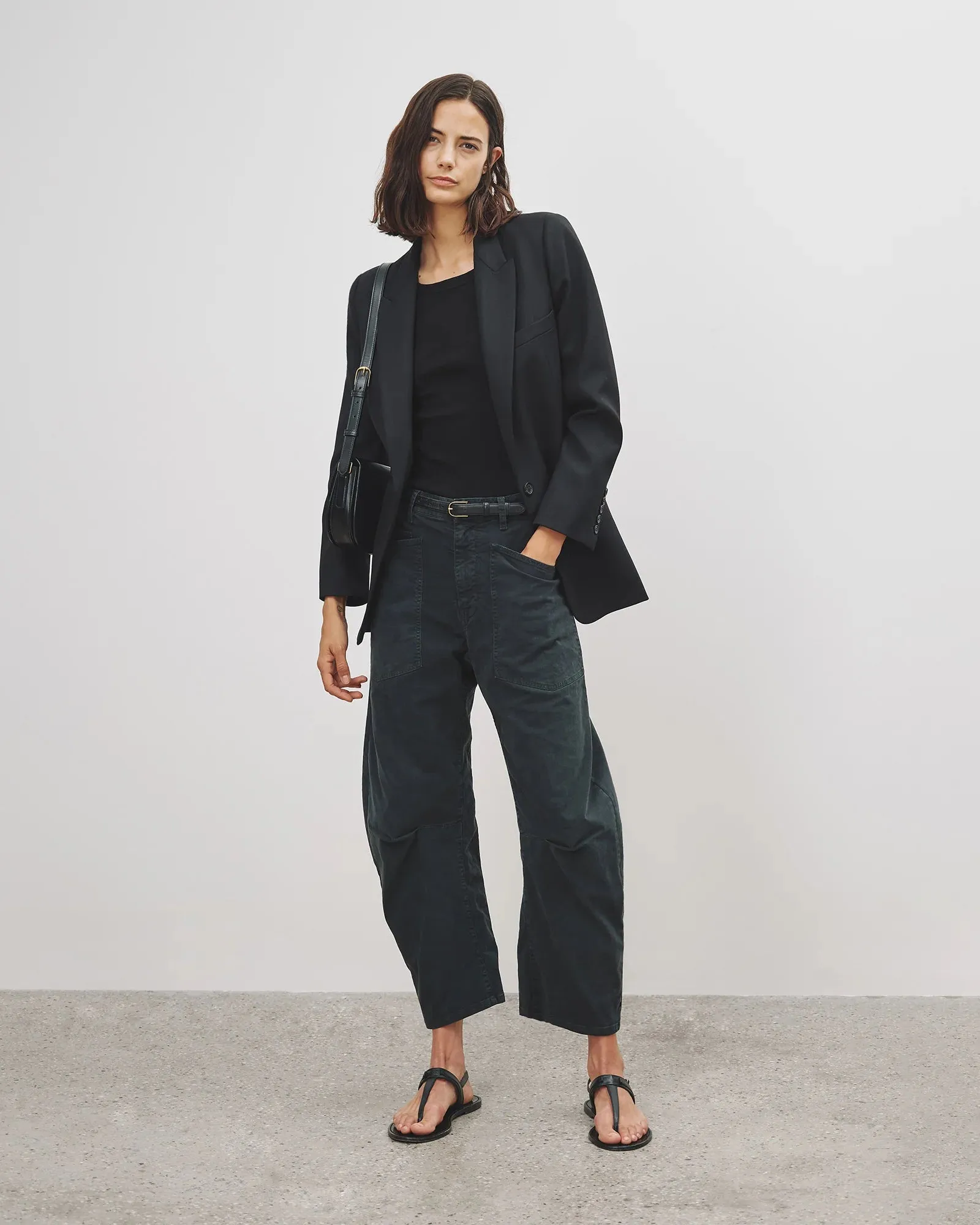 SHON PANT IN CARBON