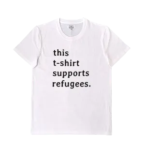 Sitti x UNHCR: "this t-shirt supports refugees." Unisex T-Shirt.