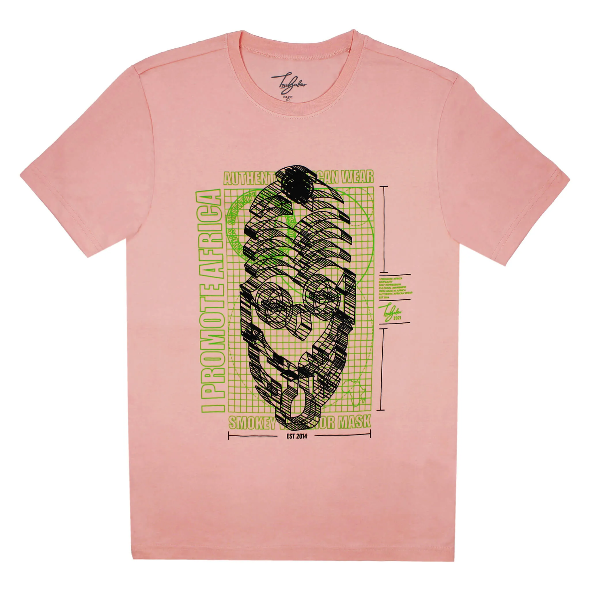 SOGAKOPE SMOKEY TECHNO WARRIOR MASK (UNISEX SHORT SLEEVE T-SHIRT)