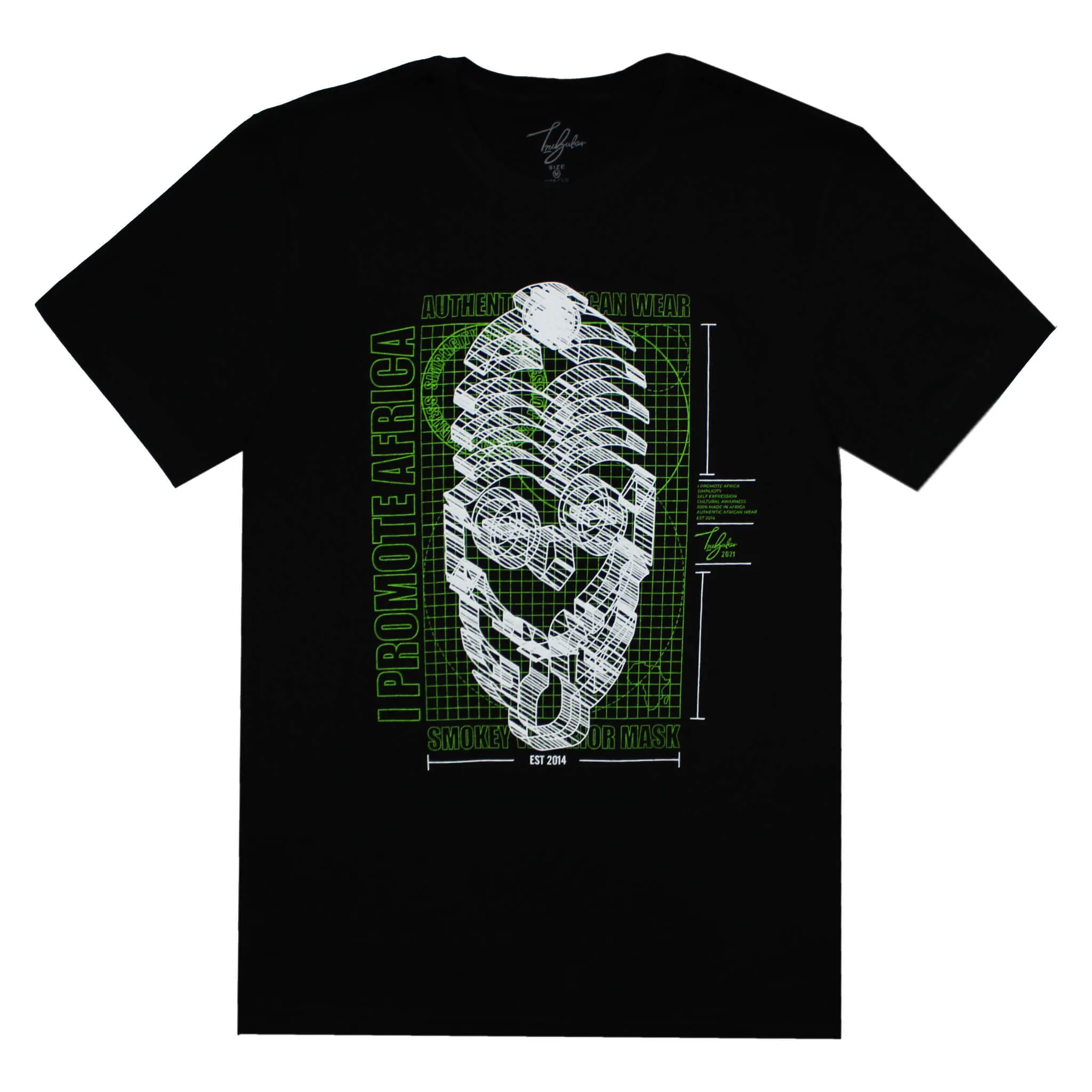 SOGAKOPE SMOKEY TECHNO WARRIOR MASK (UNISEX SHORT SLEEVE T-SHIRT)