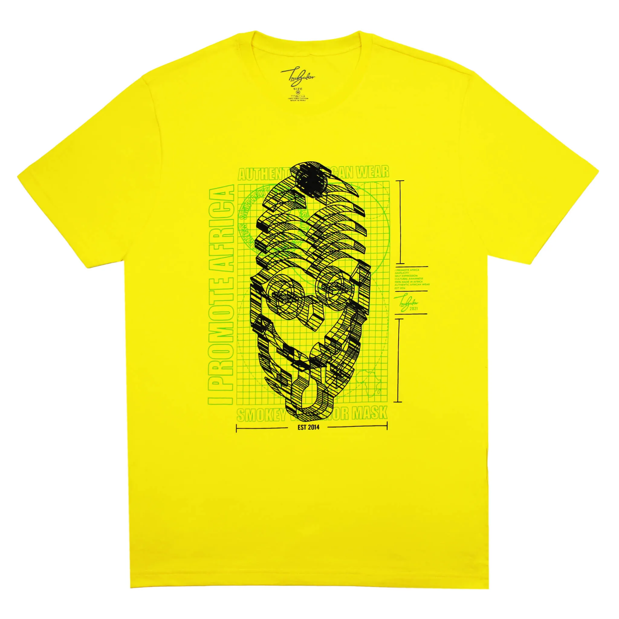 SOGAKOPE SMOKEY TECHNO WARRIOR MASK (UNISEX SHORT SLEEVE T-SHIRT)