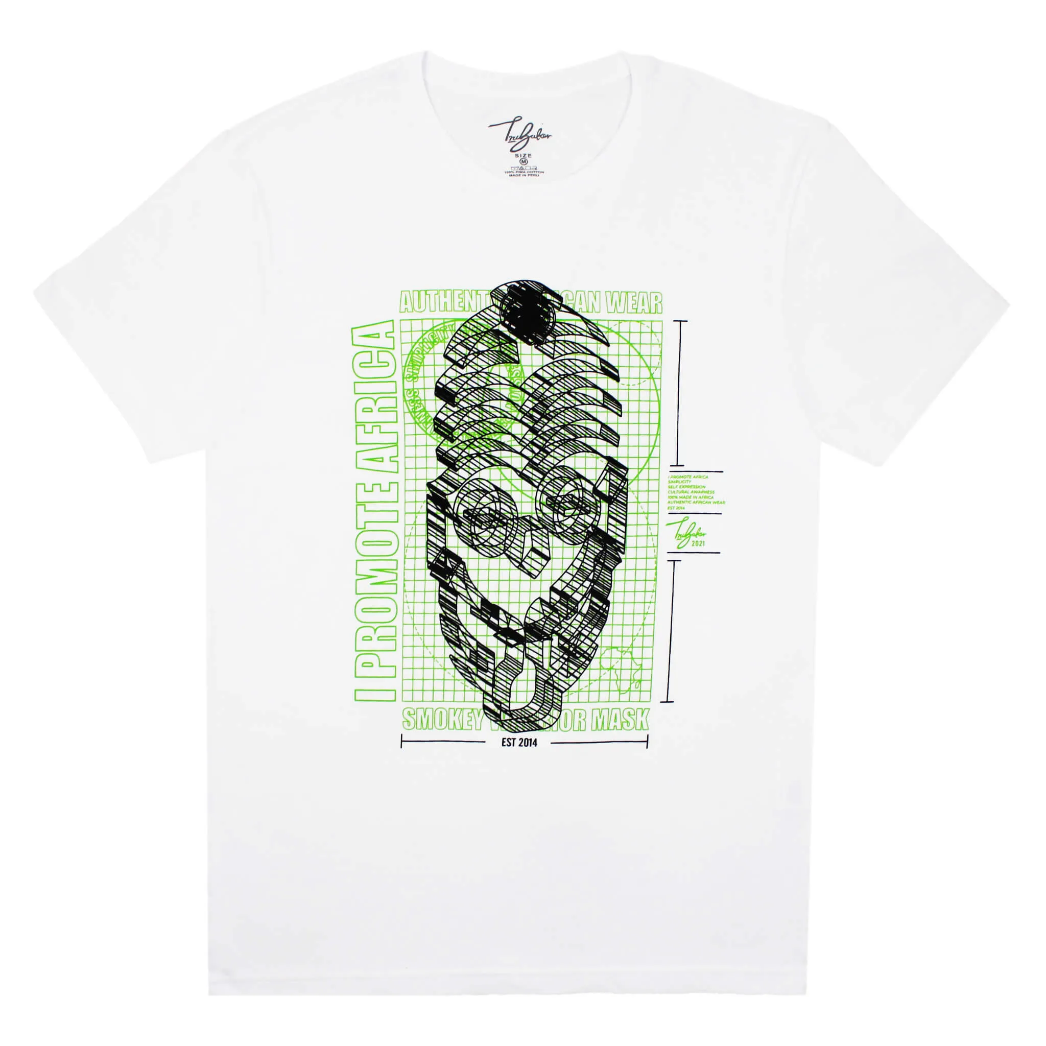 SOGAKOPE SMOKEY TECHNO WARRIOR MASK (UNISEX SHORT SLEEVE T-SHIRT)