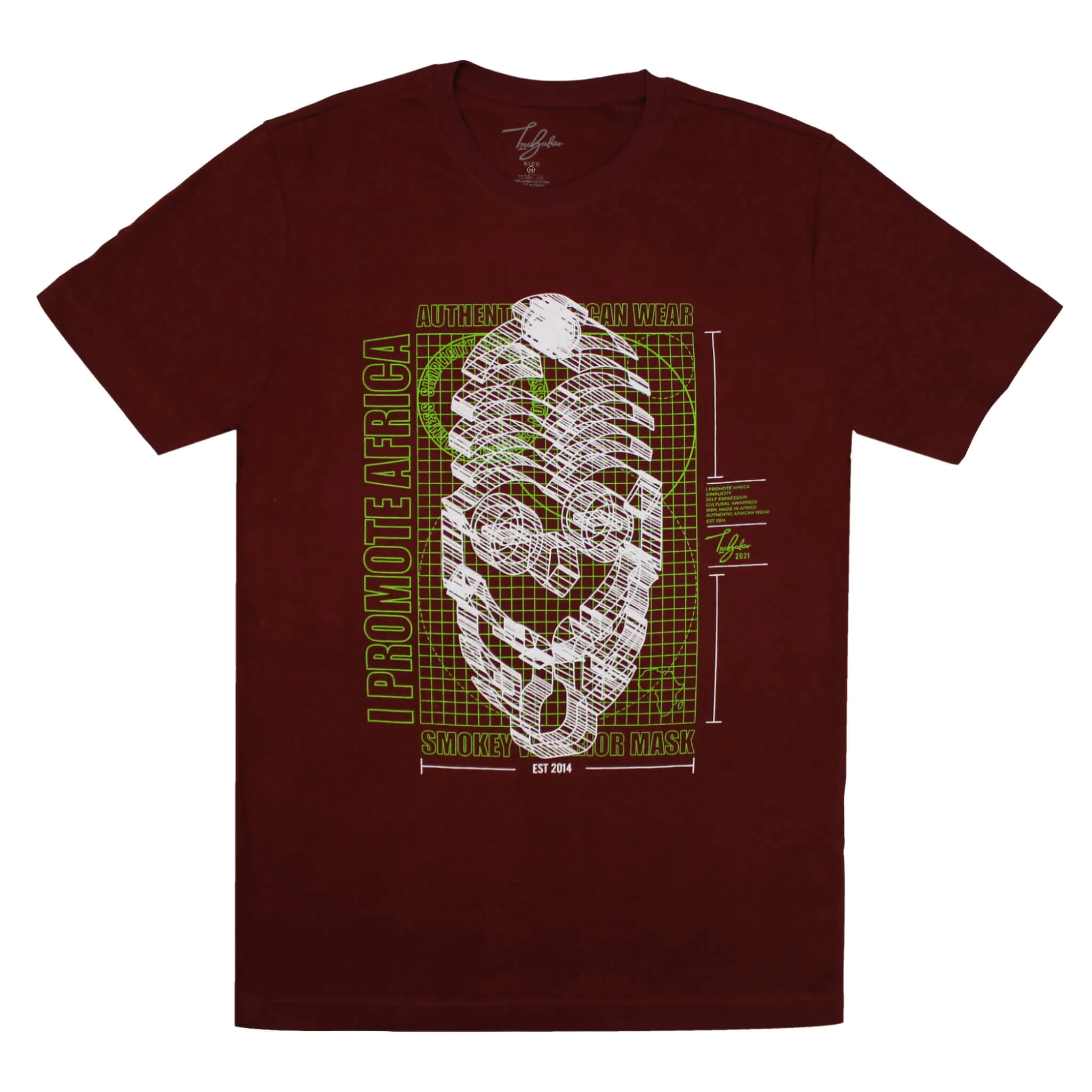SOGAKOPE SMOKEY TECHNO WARRIOR MASK (UNISEX SHORT SLEEVE T-SHIRT)