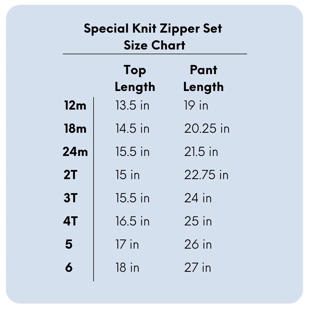 Special Knit Pink Zipper Sweater Set